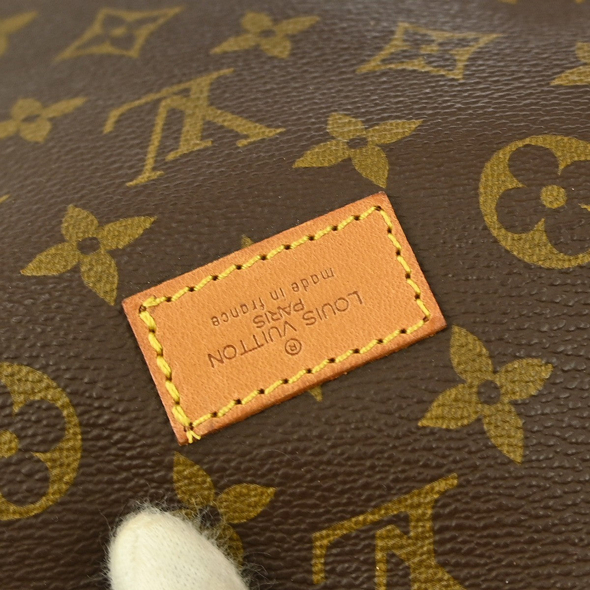 Louis Vuitton Saumur Handbag Monogram Canvas, BROWN, CANVAS, Shoulder bag