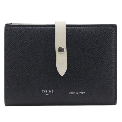 Celine Multifunction Strap Wallet Leather, BLACK, LEATHER, Wallets