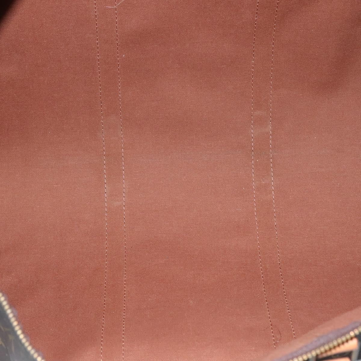 Louis Vuitton Keepall Bag Monogram Canvas, BROWN, CANVAS, Travel bag