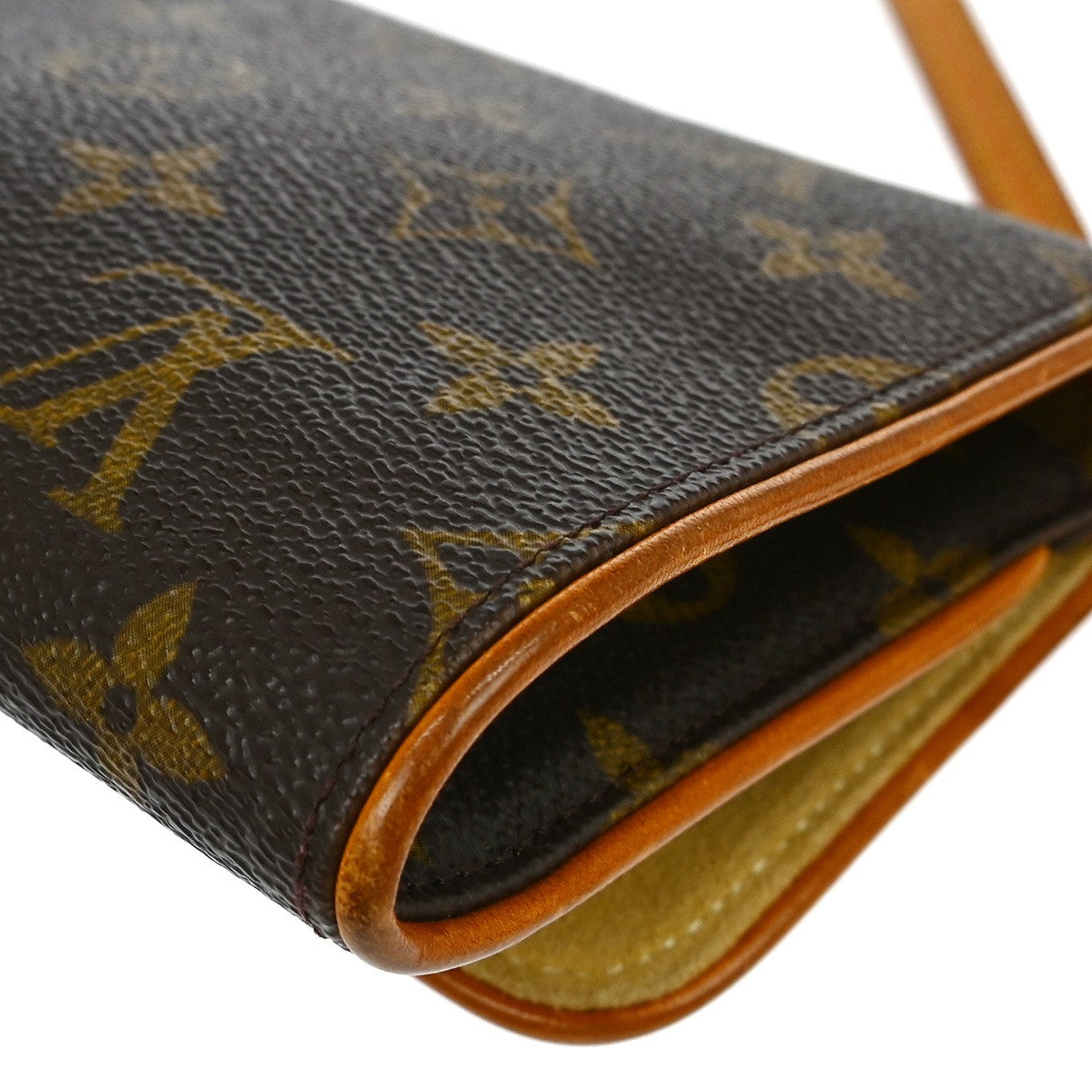 Louis Vuitton Twin Handbag Monogram Canvas, BROWN, CANVAS, Clutche & pouche