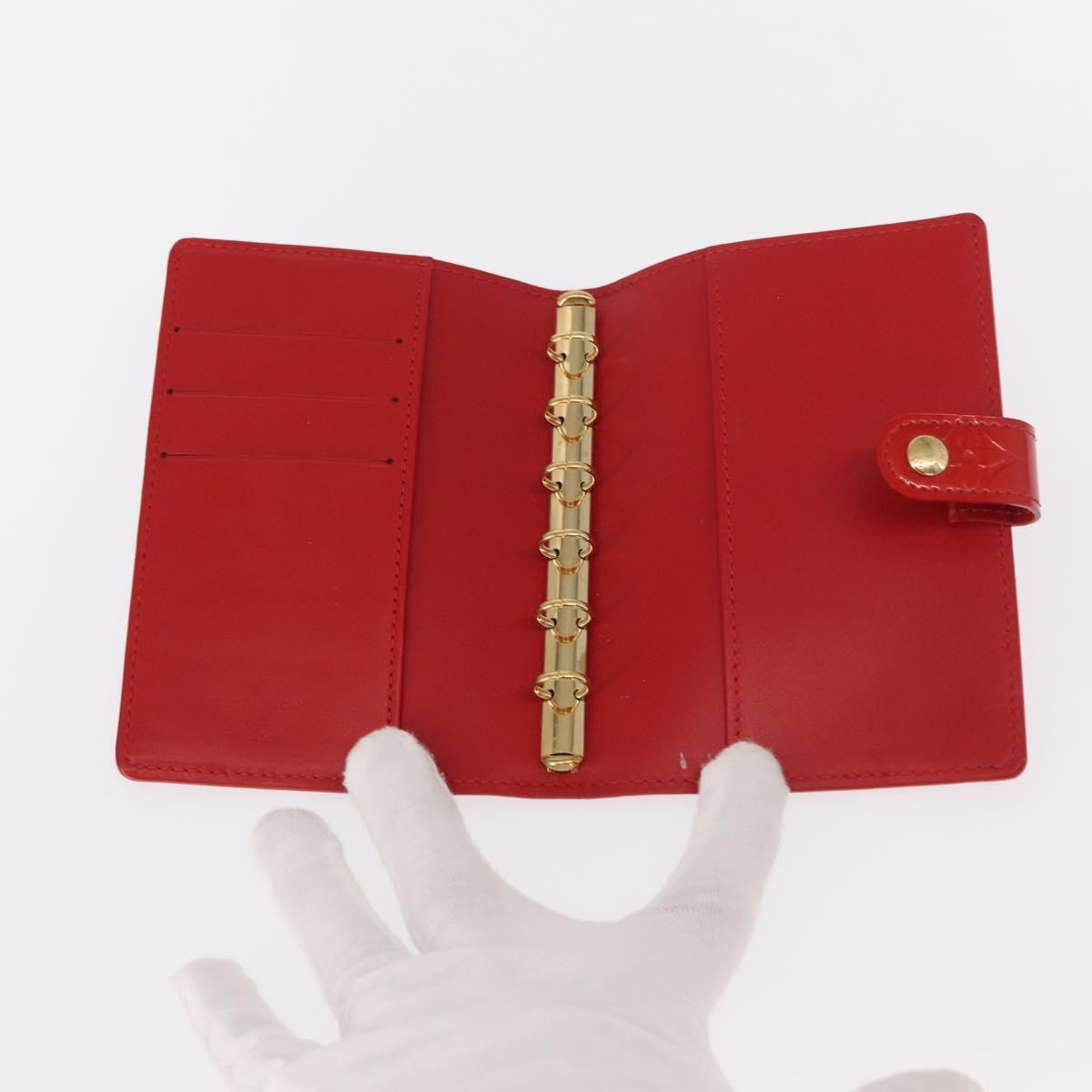 Louis Vuitton Agenda Cover Patent Leather, RED, PATENT_LEATHER, Toiletry Case