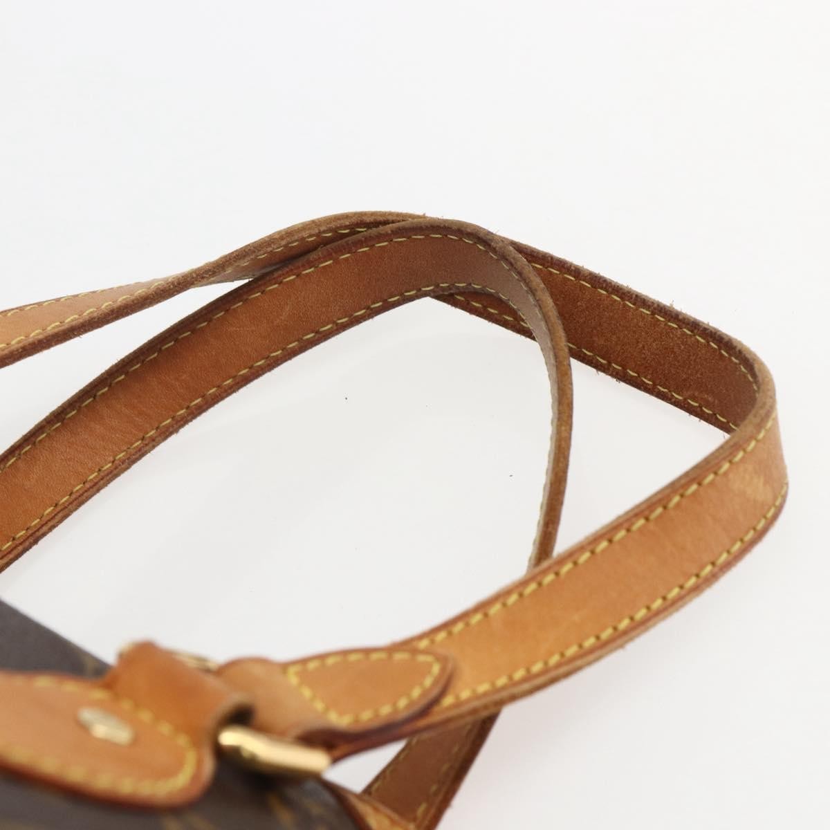 Louis Vuitton Palermo Handbag Monogram Canvas, BROWN, CANVAS, Tote bag