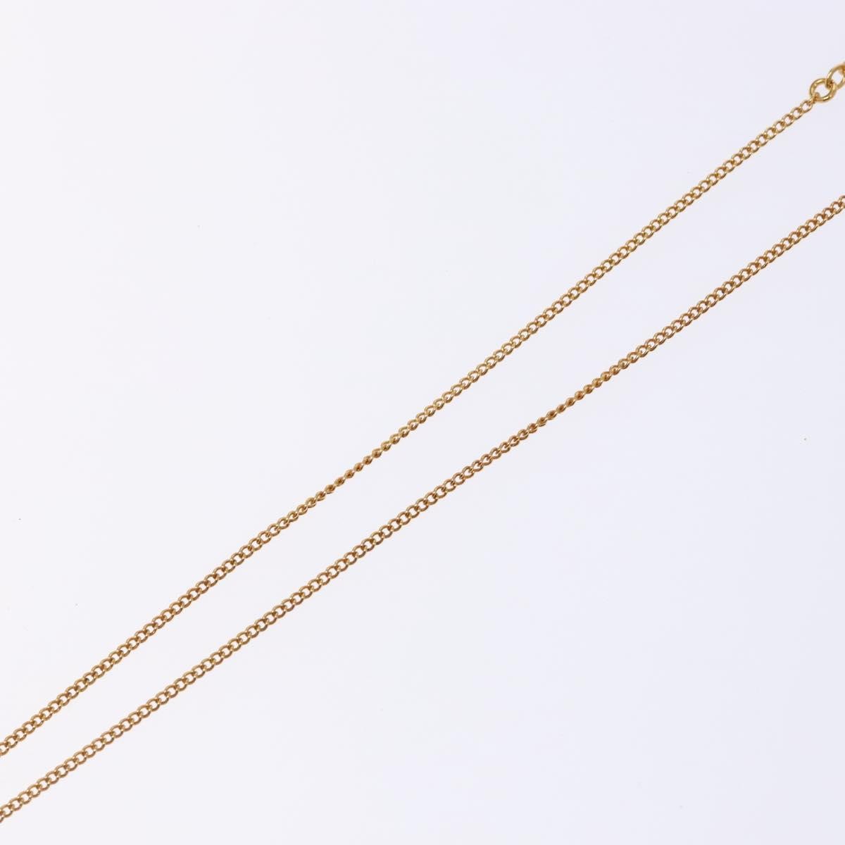 Christian Dior CD Pendant Necklace Gold-plated, GOLD, METAL, Necklace