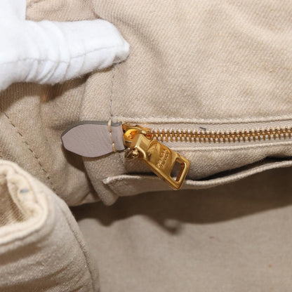 Prada Canapa Tote Canvas, Beige, Canvas, Tote Bag