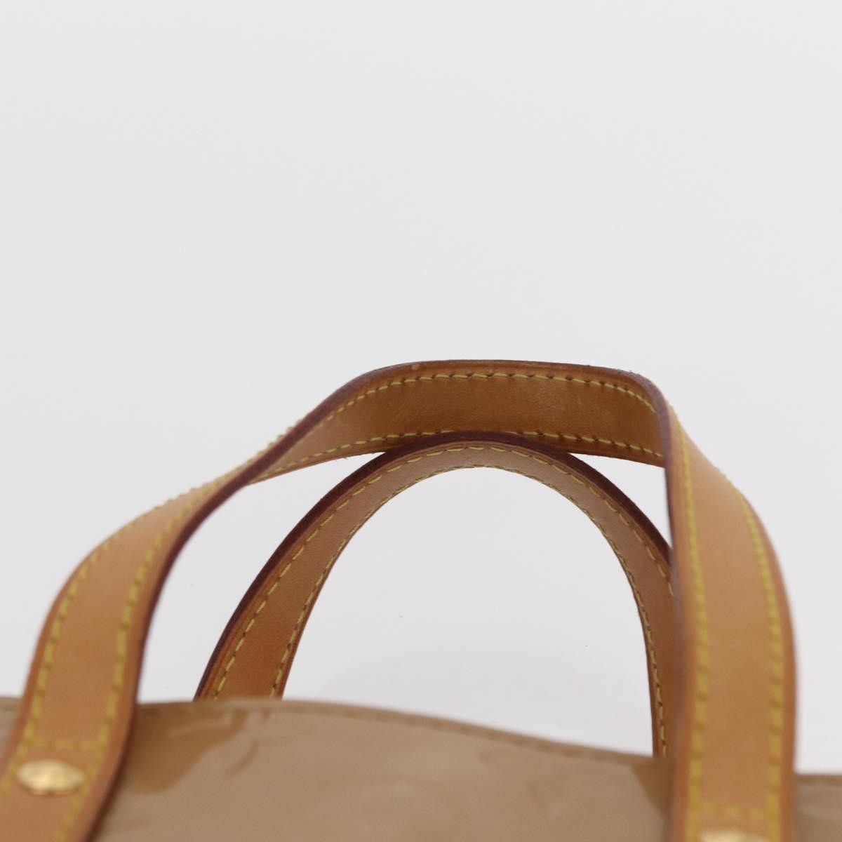 Louis Vuitton Reade Handbag Monogram Vernis, BEIGE, PATENT_LEATHER, Handbag