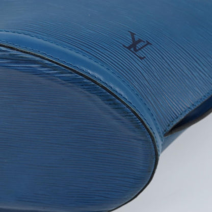 Louis Vuitton Saint Jacques Handbag Epi Leather, Blue, Leather, Shoulder Bag