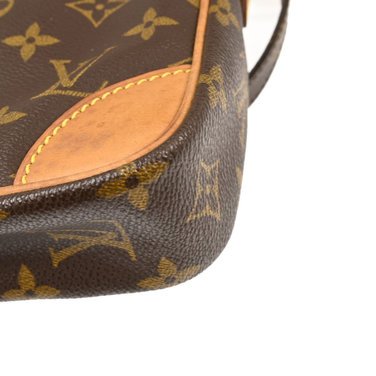 Louis Vuitton Danube Handbag Monogram Canvas, BROWN, CANVAS, Shoulder bag