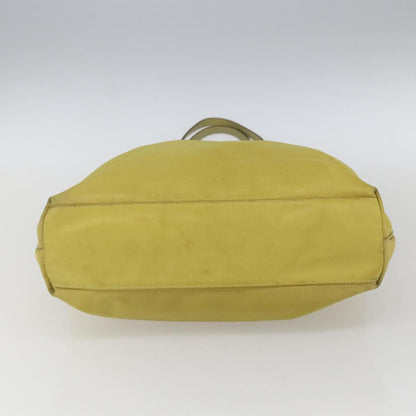 Prada Vintage Tote Tessuto, YELLOW, NYLON, Tote bag