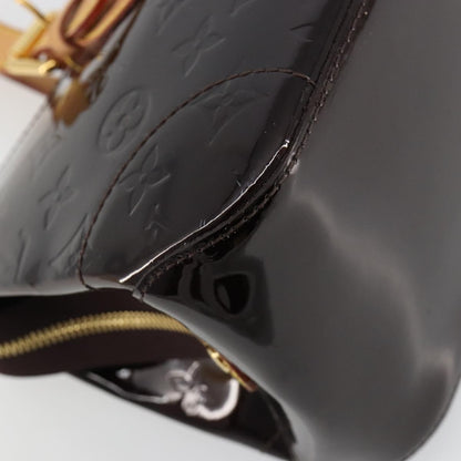 Louis Vuitton Rosewood Avenue Handbag Monogram Vernis, Purple, Patent Leather, Handbag