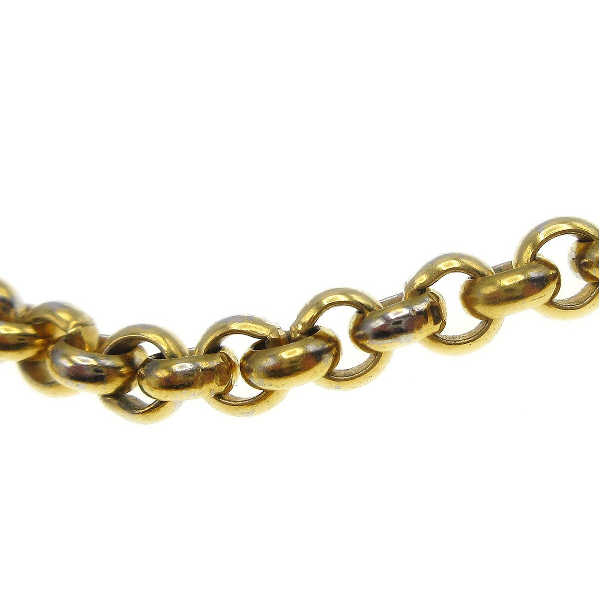Chanel CC Heart Pendant Metal, GOLD, GOLD_PLATED, Necklace