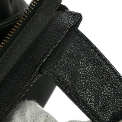 Chanel Vintage CC Lock Tote Leather, BLACK, LEATHER, Tote bag