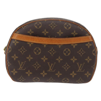 Louis Vuitton Blois Handbag Monogram Canvas, Brown, Canvas, Shoulder Bag