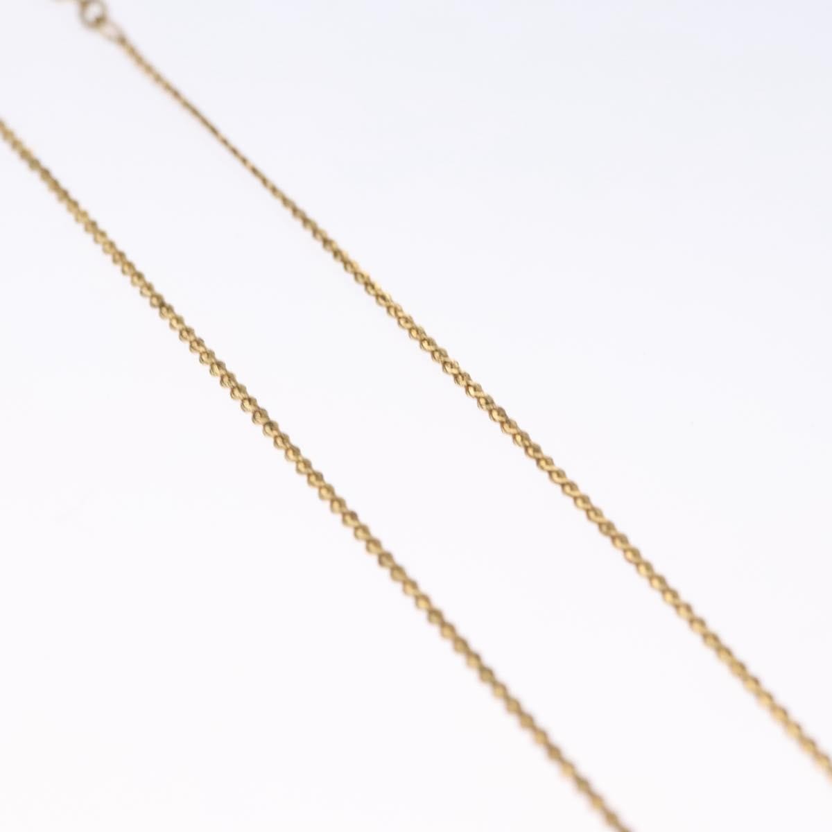 Christian Dior CD Pendant Necklace Metal, GOLD, METAL, Necklace