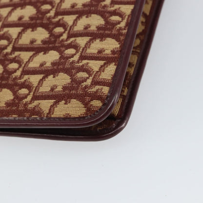 Christian Dior Vintage Trotter Pouch Diorissimo Canvas, RED, CANVAS, Clutche & pouche