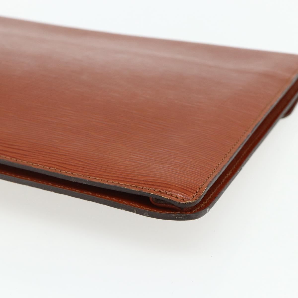 Louis Vuitton Porte-Documents Senateur Bag Epi Leather, Brown, Leather, Clutch