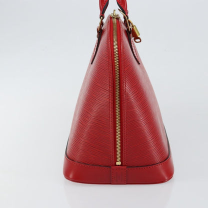 Louis Vuitton Alma Handbag Epi Leather, RED, LEATHER, Handbag