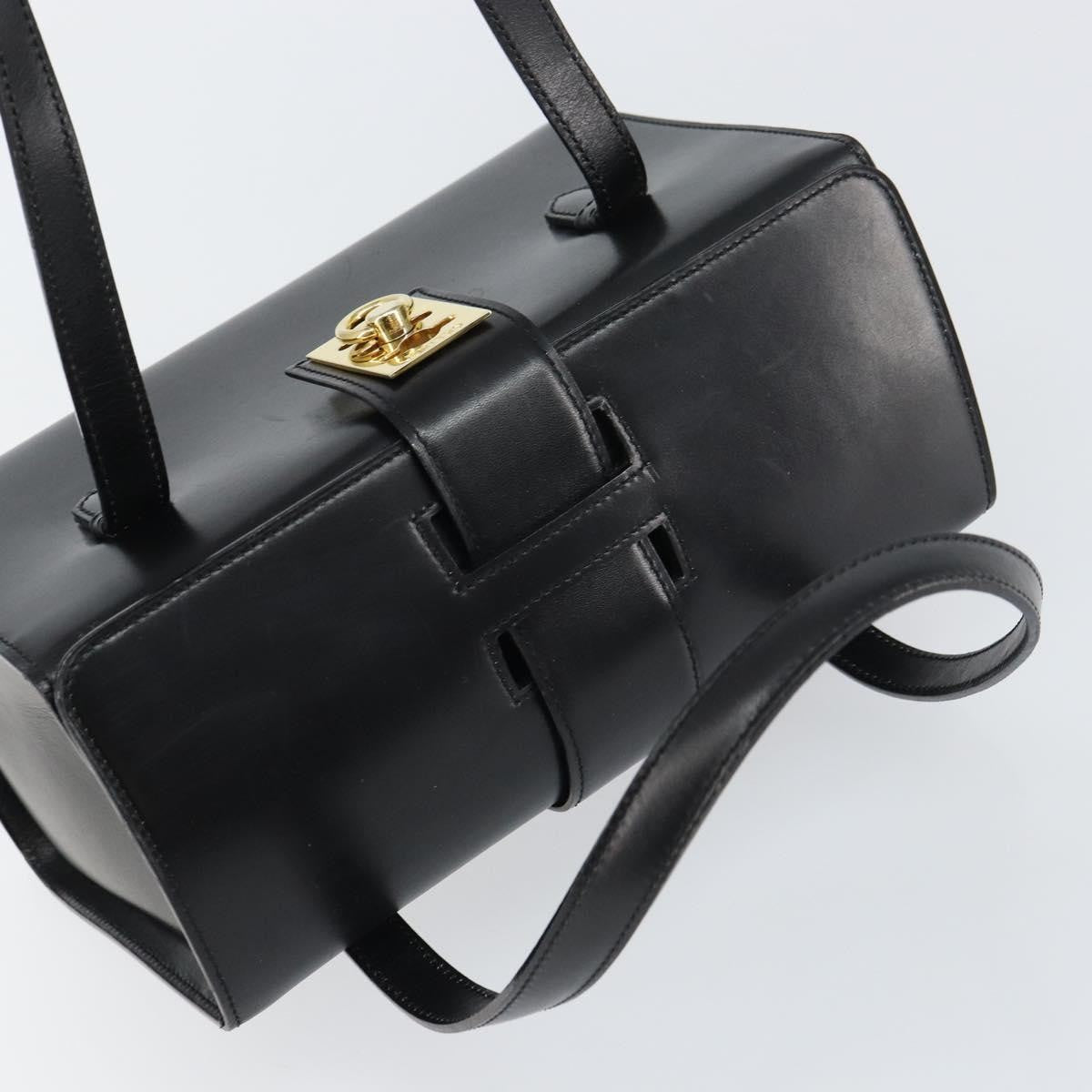 Celine Handbag Leather, BLACK, LEATHER, Handbag