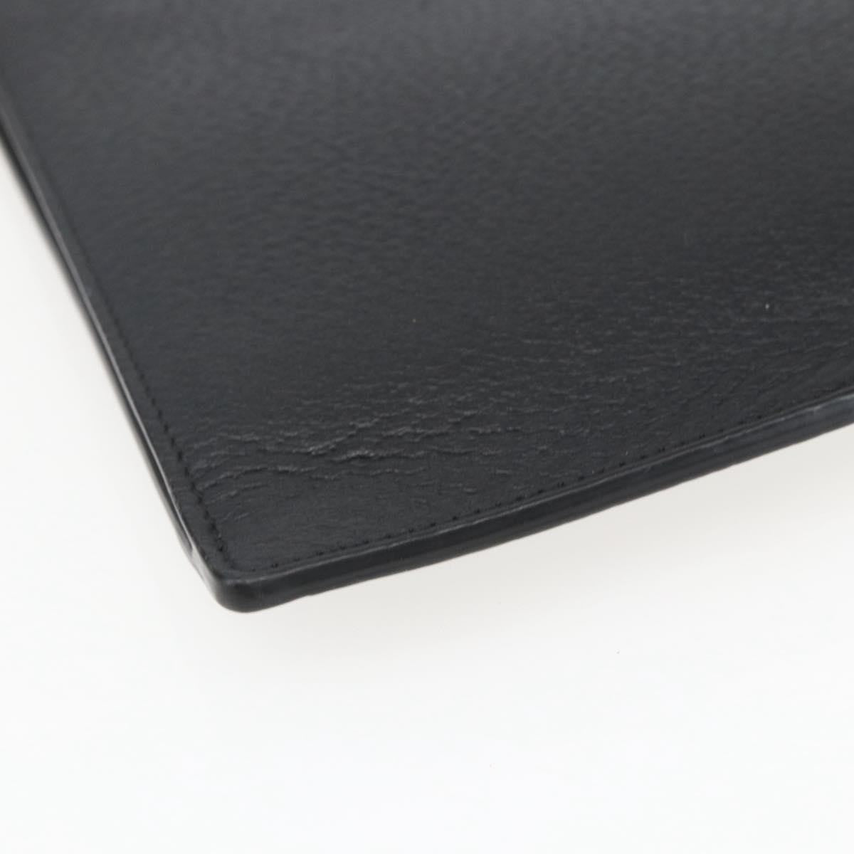 Gucci GG Marmont Pouch Leather, Black, Leather, Clutch
