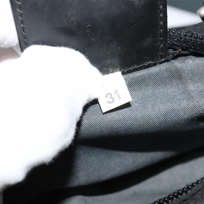 Prada Front Pocket Messenger Bag Tessuto, Black, Nylon, Shoulder Bag