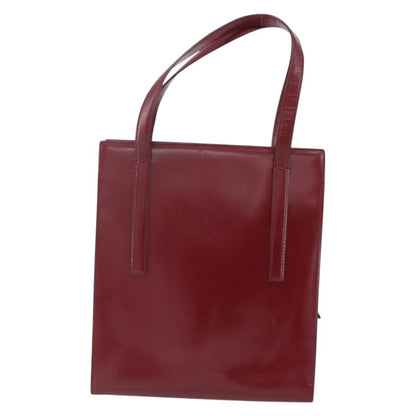 Prada Zip Shopping Tote Leather, RED, OTHER, Tote bag