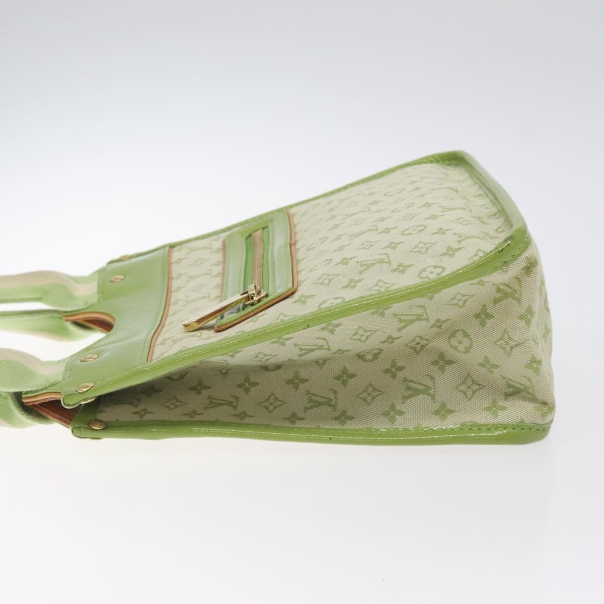 Louis Vuitton Kathleen Tote Mini Lin, GREEN, CANVAS, Handbag