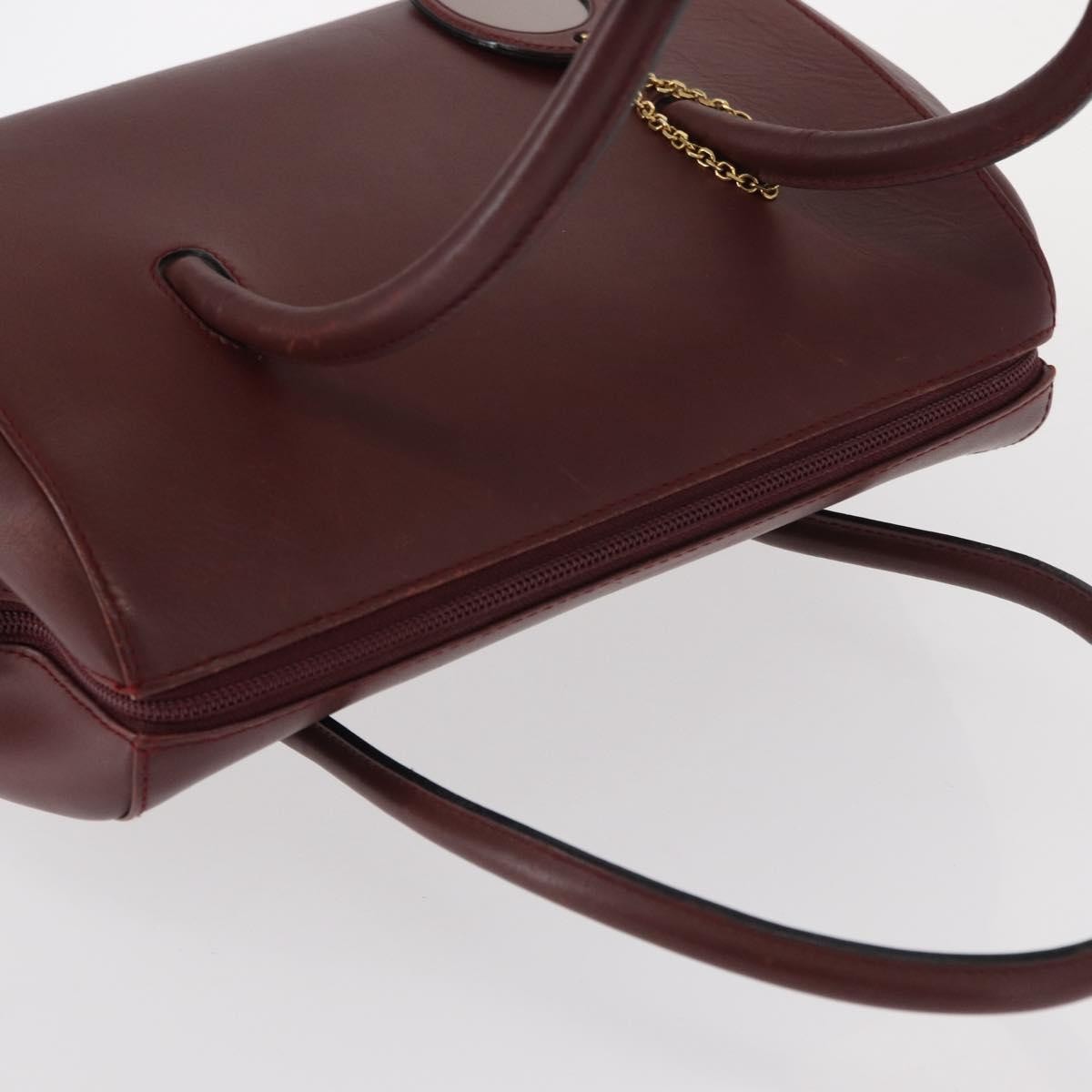 cartier Must De Cartier Leather, BURGUNDY, LEATHER, Handbag