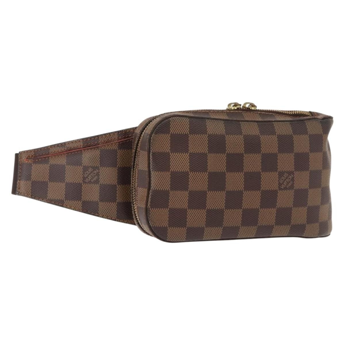 Louis Vuitton Geronimos Waist Bag Damier, BROWN, CANVAS, Shoulder bag