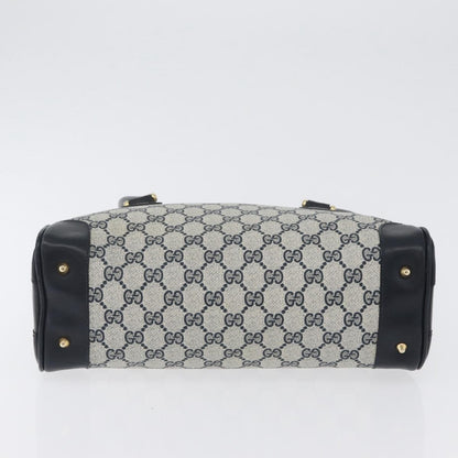 Gucci GG supreme handbag GG canvas, NAVY, PVC, Handbag