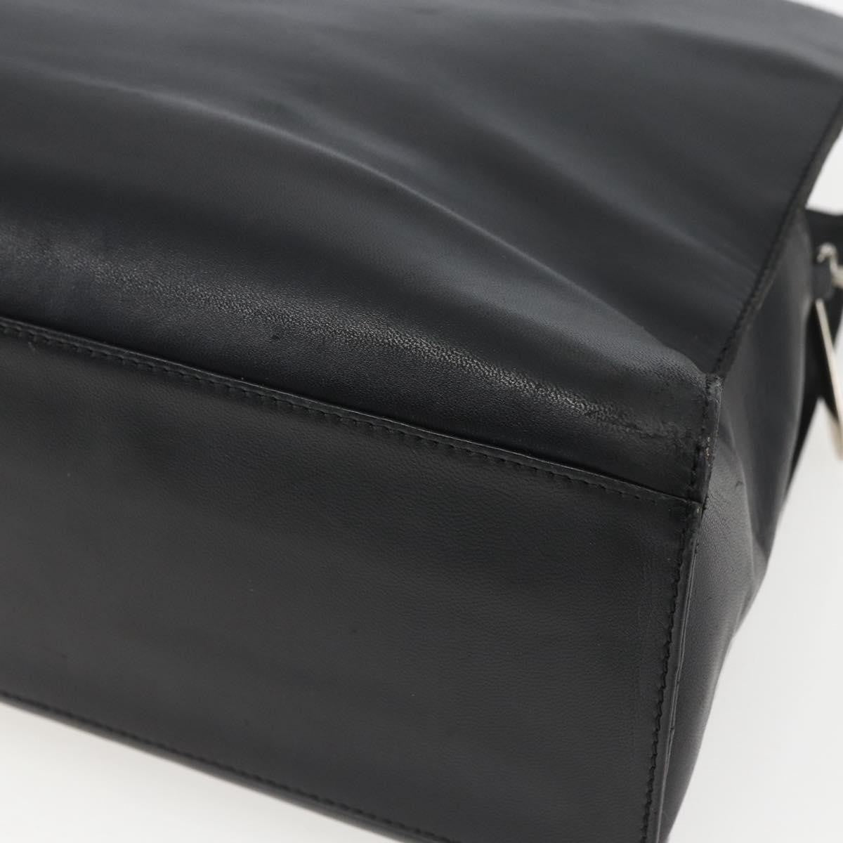 Loewe Vintage Anagram Tote Leather, BLACK, LEATHER, Tote bag
