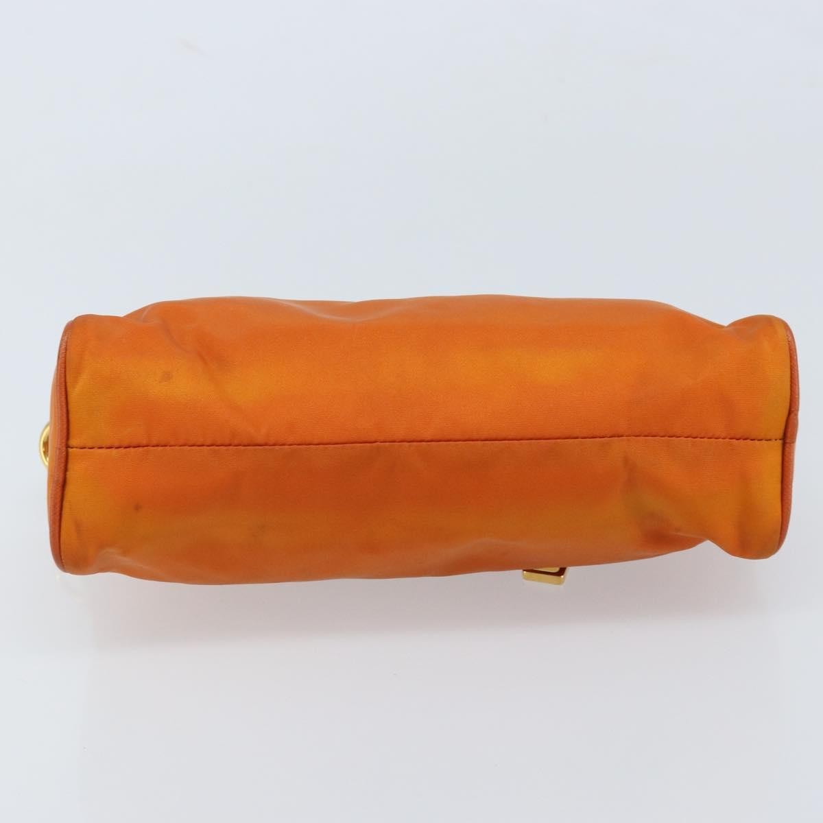 Prada Front Zip Hobo Tessuto, ORANGE, NYLON, Shoulder bag
