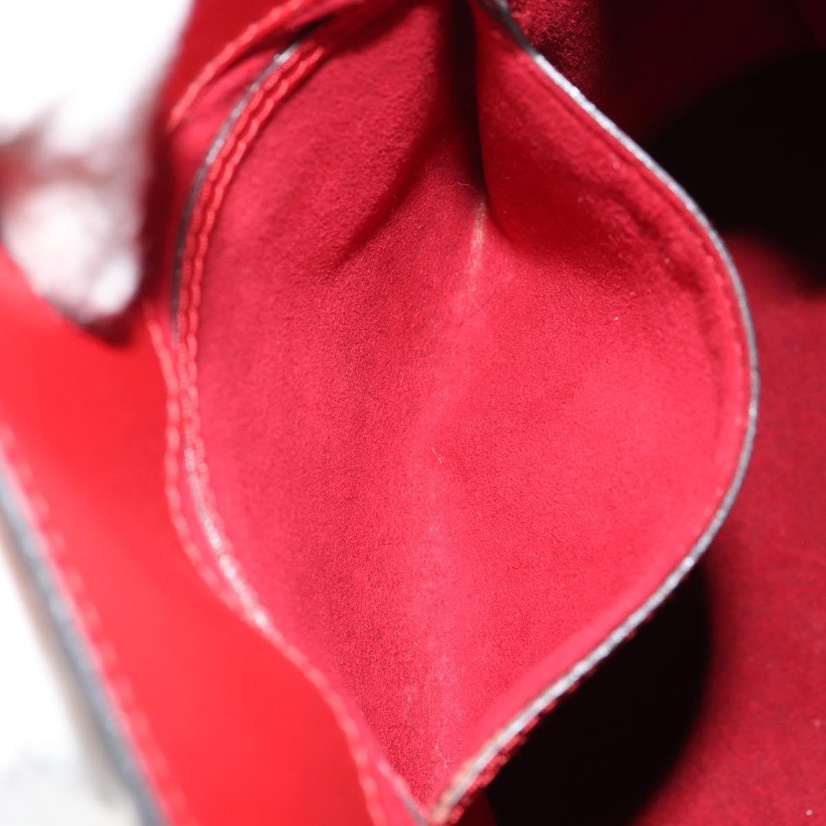 Louis Vuitton Cluny Shoulder Bag Epi Leather, RED, LEATHER, Crossbody bag