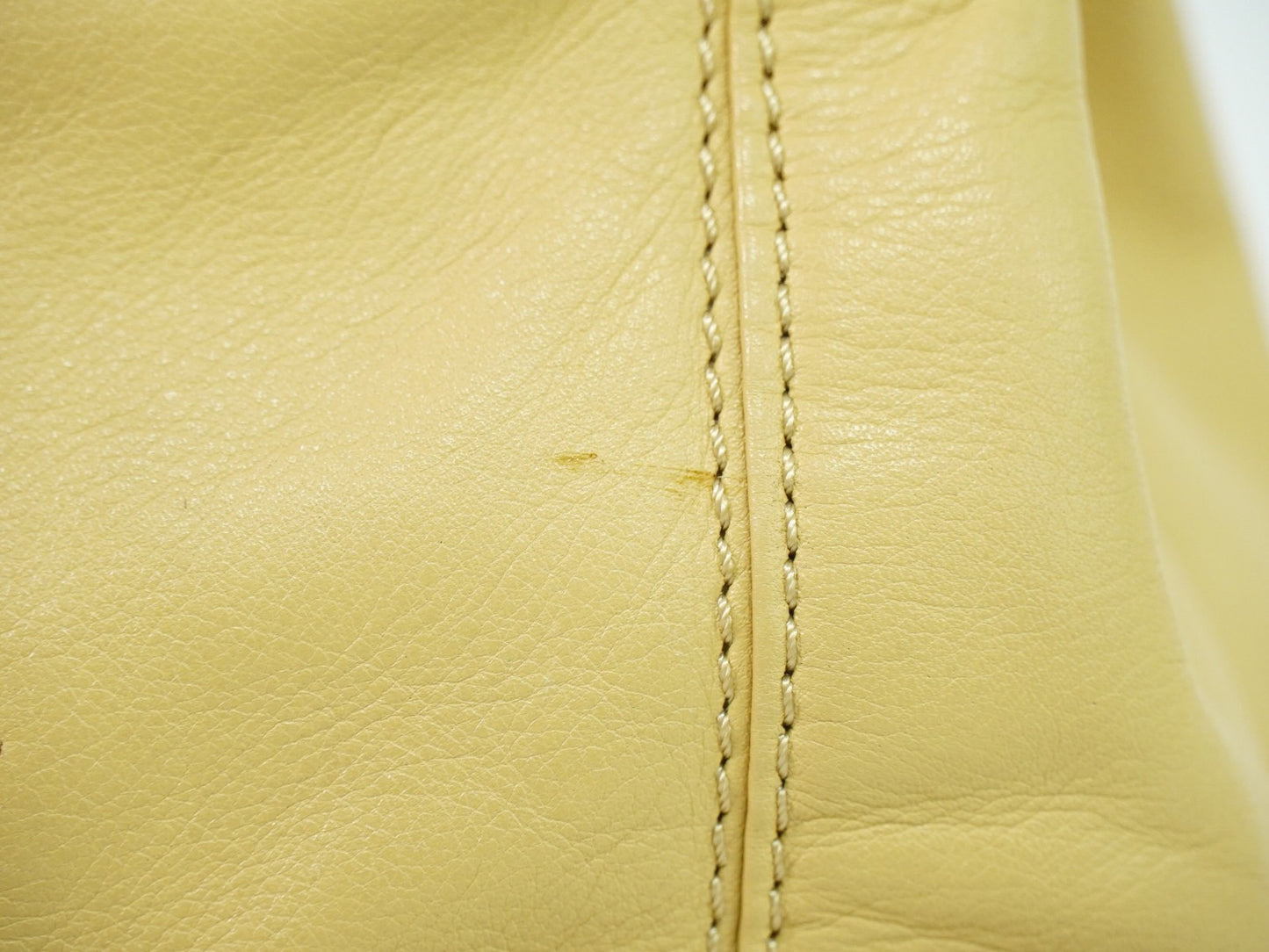 Chanel Vintage CC Tassel Shoulder Bag Lambskin, BEIGE, LEATHER, Shoulder bag