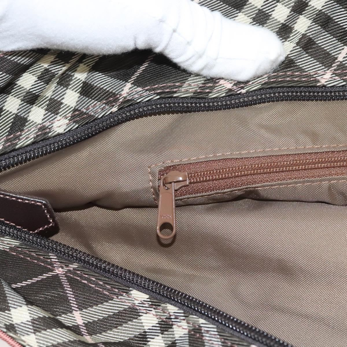 Burberry Nova Check Tote Nylon, PINK, NYLON, Tote bag