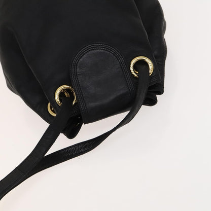 Loewe Vintage Shoulder Bag Leather, BLACK, LEATHER, Shoulder bag