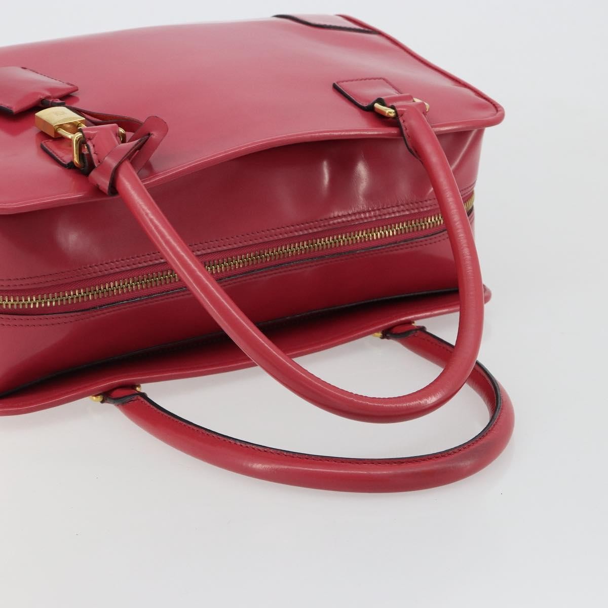 Loewe Amazona Bag Patent, Pink, Patent Leather, Handbag
