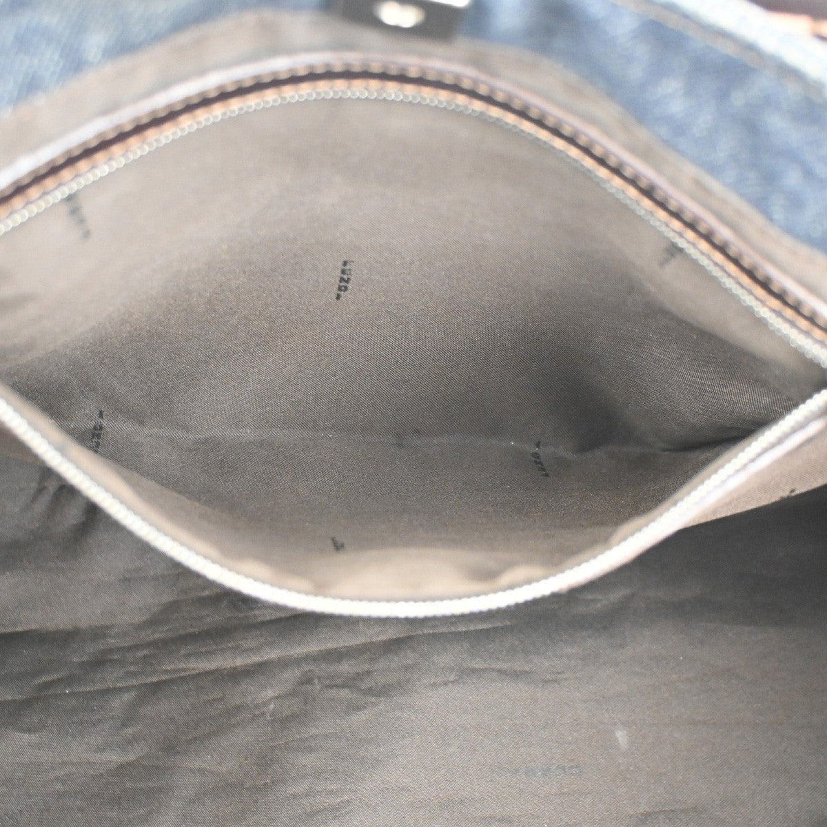 Fendi Vintage Open Tote Denim, BLUE, DENIM_JEANS, Tote bag