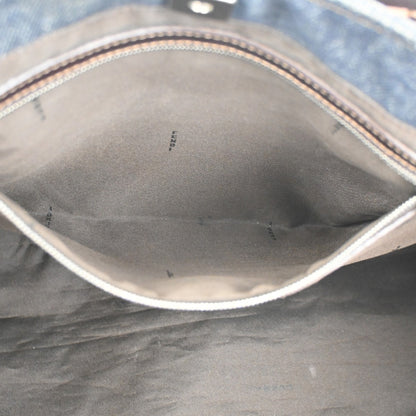 Fendi Vintage Open Tote Denim, BLUE, DENIM_JEANS, Tote bag