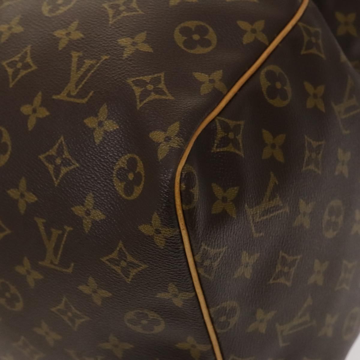 Louis Vuitton Keepall Bag Monogram Canvas, BROWN, CANVAS, Travel bag