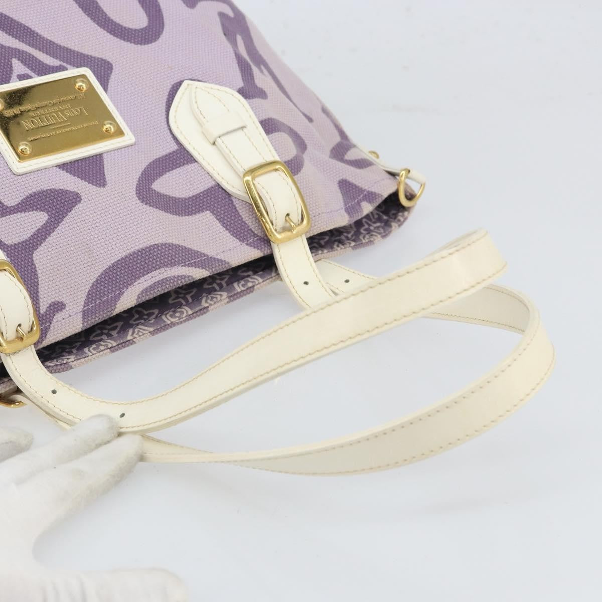 Louis Vuitton Tahitienne Cabas Canvas, PURPLE, CANVAS, Tote bag