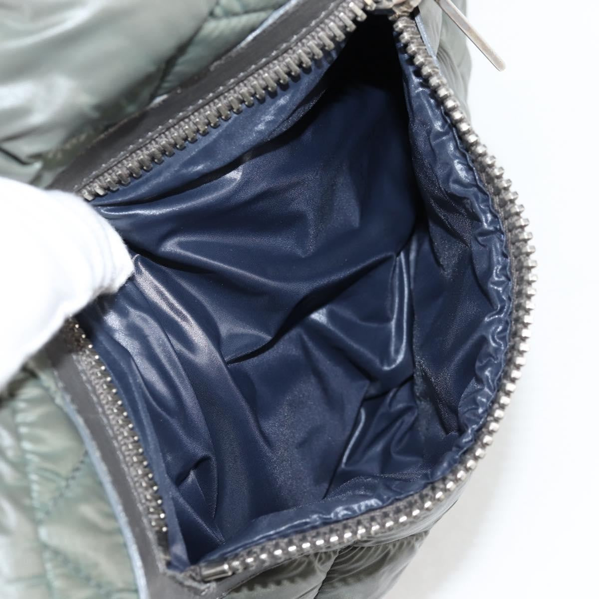 Chanel Coco Cocoon Messenger Bag Quilted Nylon, KHAKI, NYLON, Crossbody bag