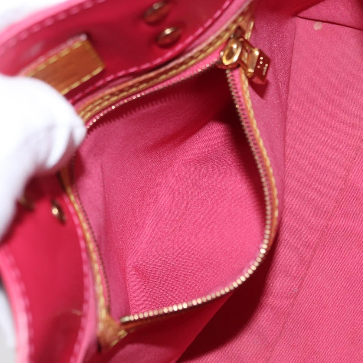 Louis Vuitton Reade Handbag Monogram Vernis, PINK, PATENT_LEATHER, Handbag