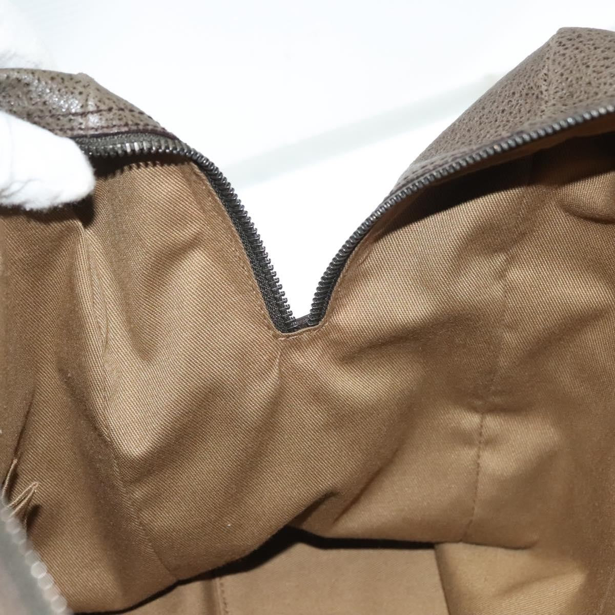 Salvatore Ferragamo Gancini Buckle Shoulder Bag Leather, KHAKI, LEATHER, Shoulder bag