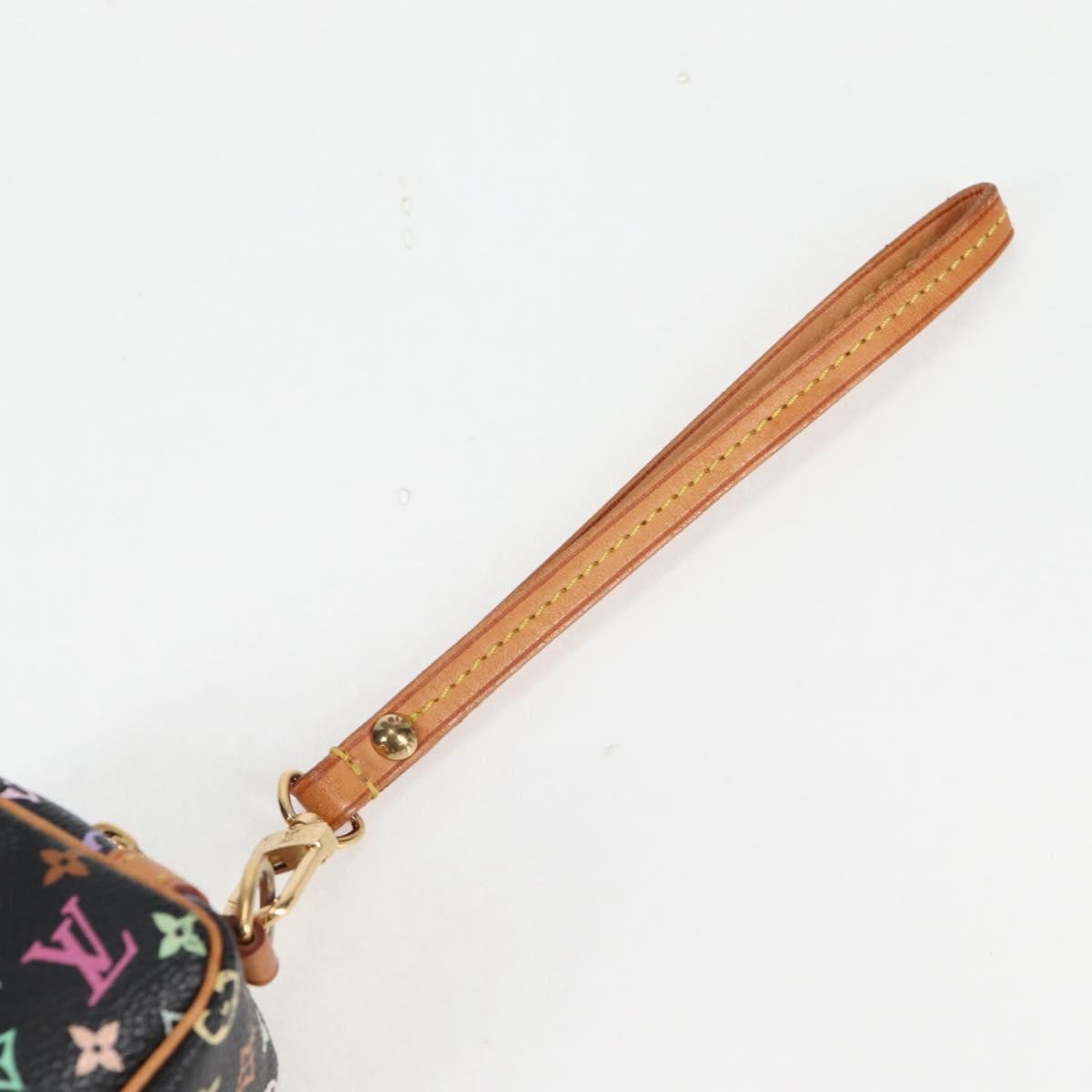 Louis Vuitton Wapity Trousse Pouch Monogram Multicolor, BLACK, CANVAS, Clutche & pouche