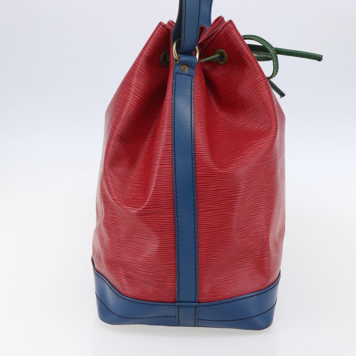 Louis Vuitton Tricolor Noe Handbag Epi Leather, RED, LEATHER, Shoulder bag