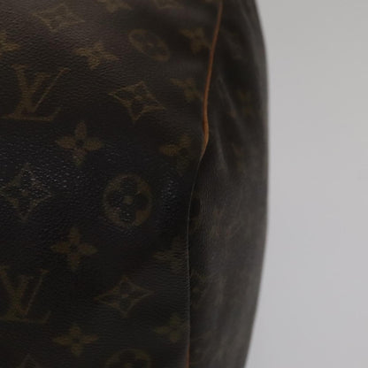 Louis Vuitton Keepall Bag Monogram Canvas, BROWN, CANVAS, Travel bag