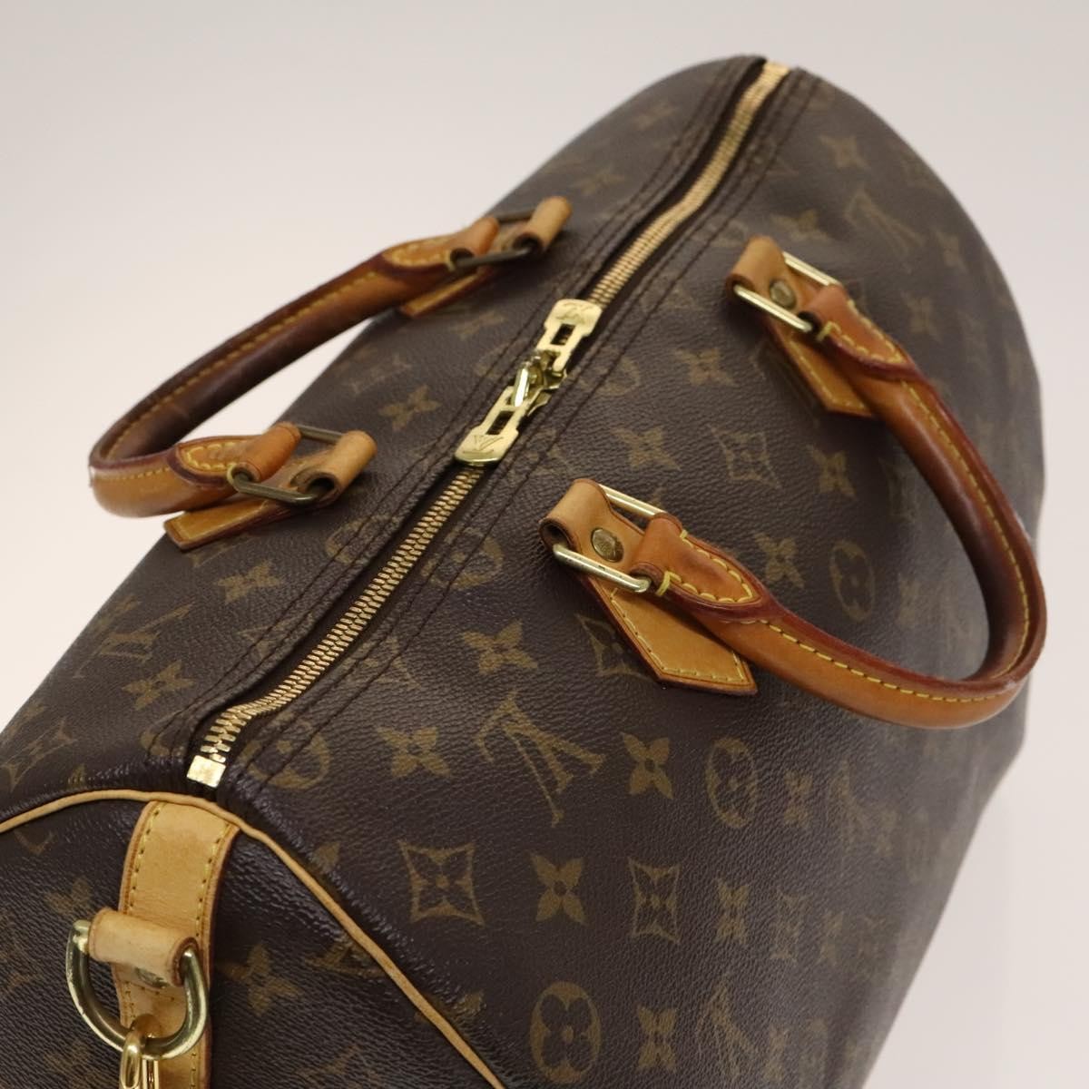 Louis Vuitton Speedy Bandouliere Bag Monogram Canvas, BROWN, CANVAS, Handbag