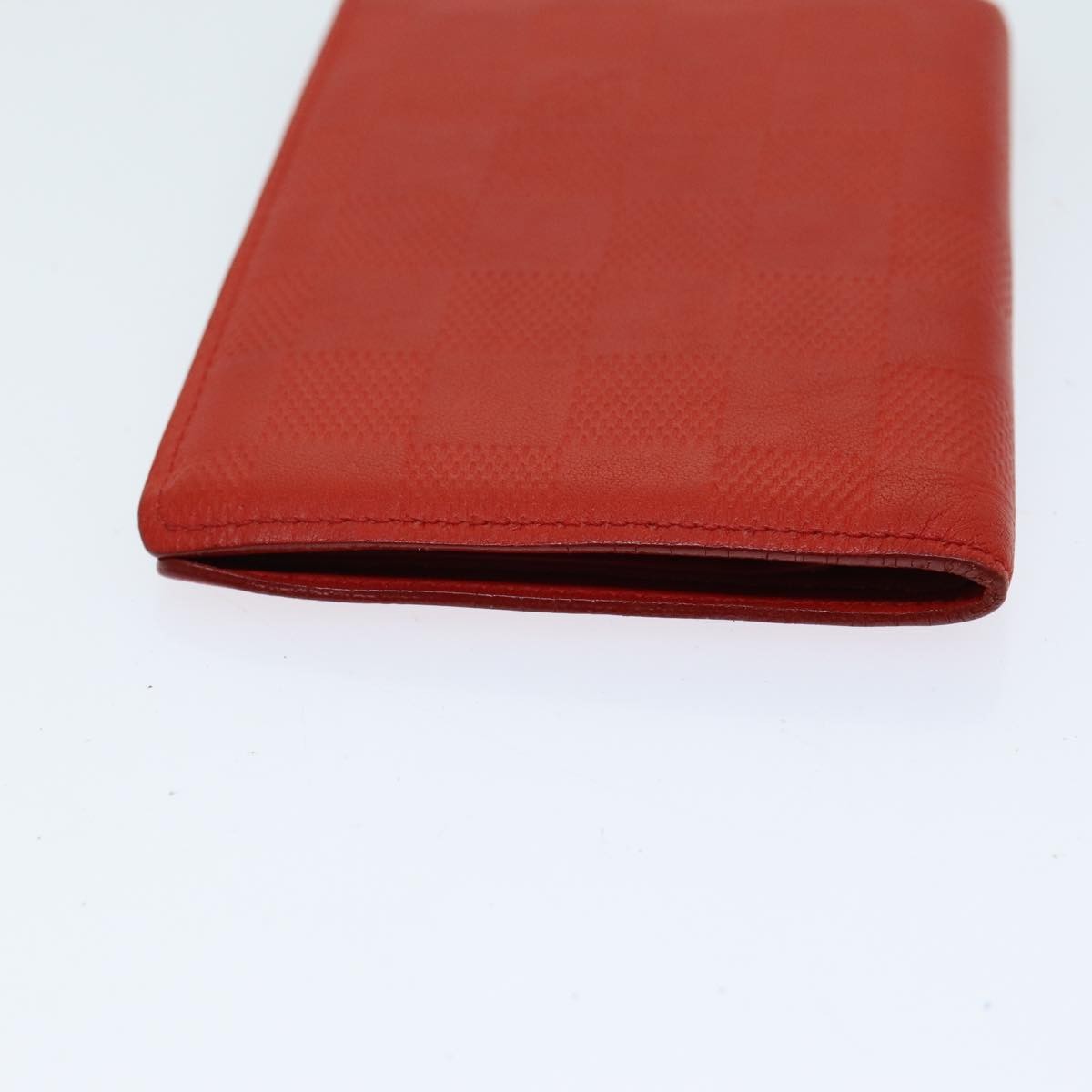 Louis Vuitton Infini Organiser Leather, Red, Leather, Wallet