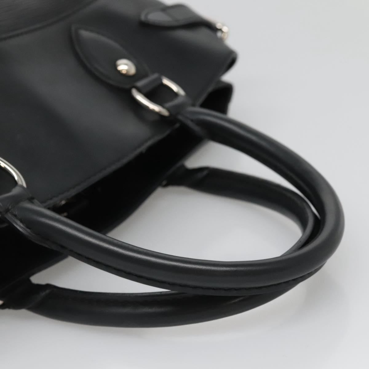 Louis Vuitton Passy Tote Epi Leather, BLACK, LEATHER, Tote bag
