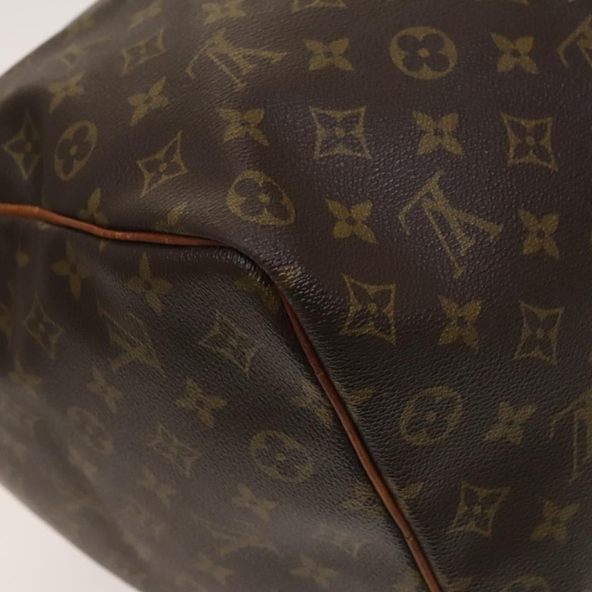 Louis Vuitton Keepall Bag Monogram Canvas, BROWN, CANVAS, Travel bag