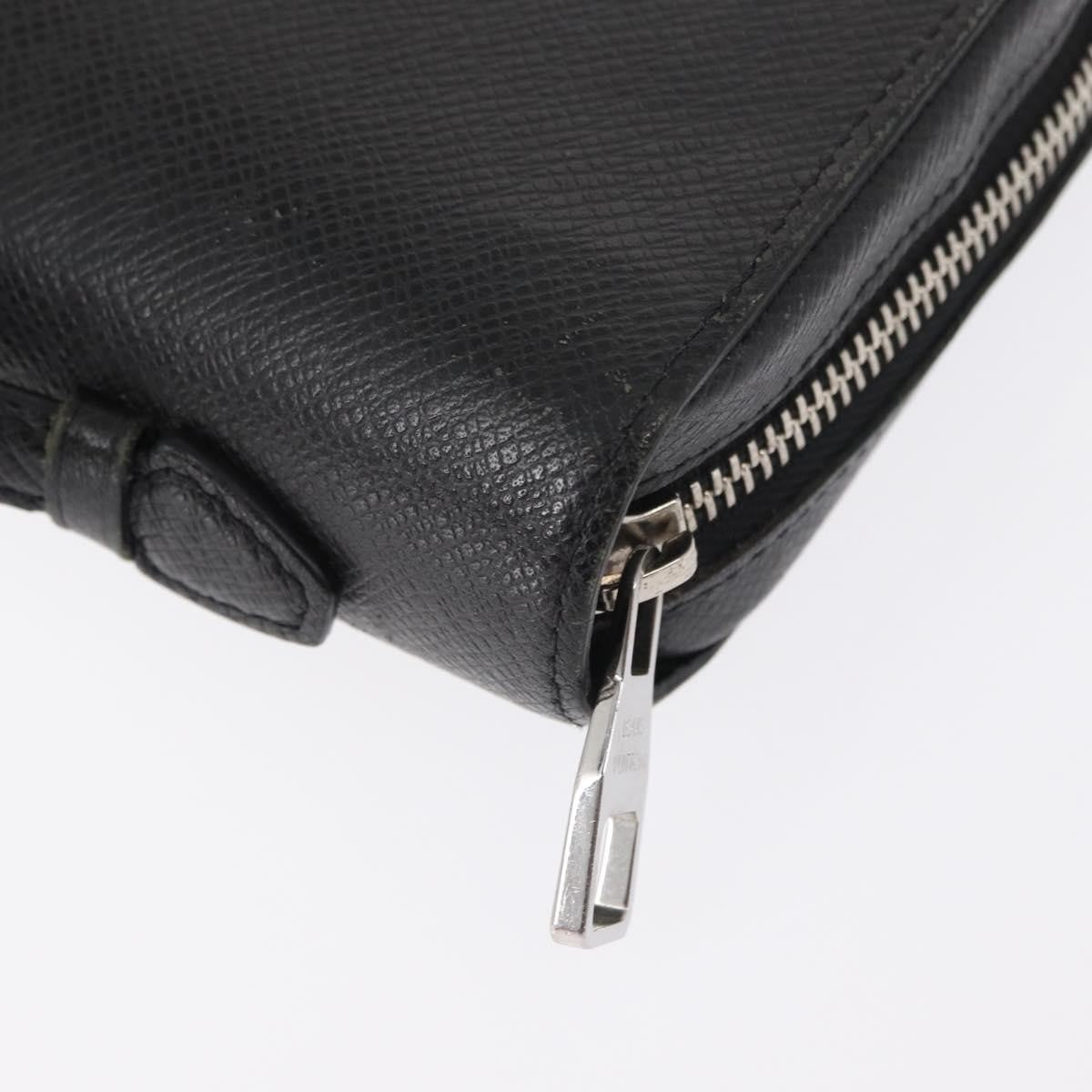 Louis Vuitton Zippy XL Taiga Leather, BLACK, LEATHER, Wallets